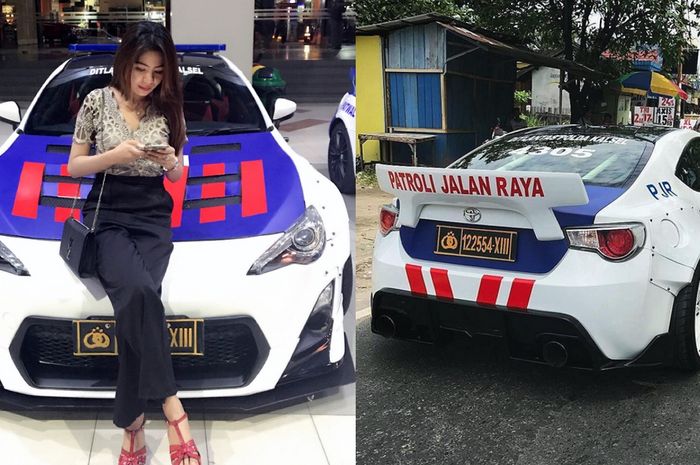 Mobil Polisi Toyota FT86