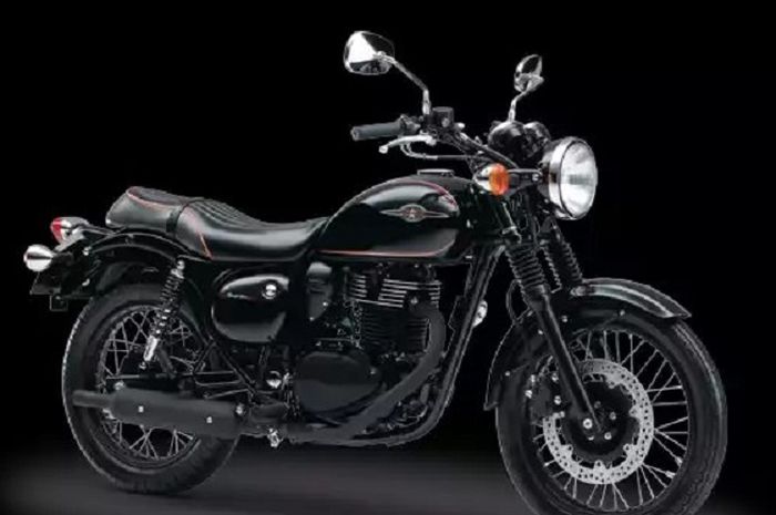 Motor klasik Kawasaki. Masih diminati