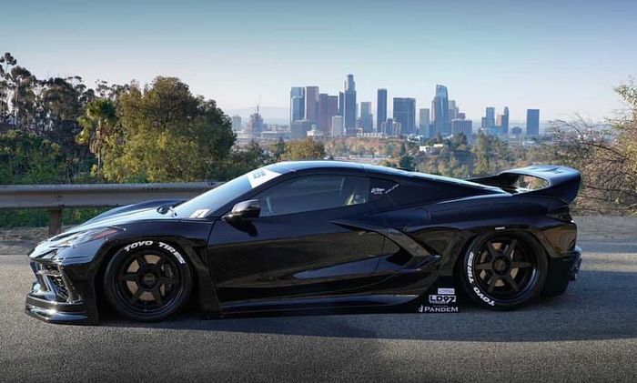 Corvette C8 ditopang airsus plus pelek LD97 Forged palang 6