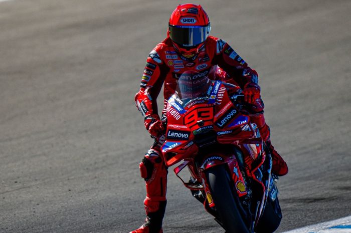Marc Marquez tampil sebagai pembalap terkencang pada tes MotoGP Jerez