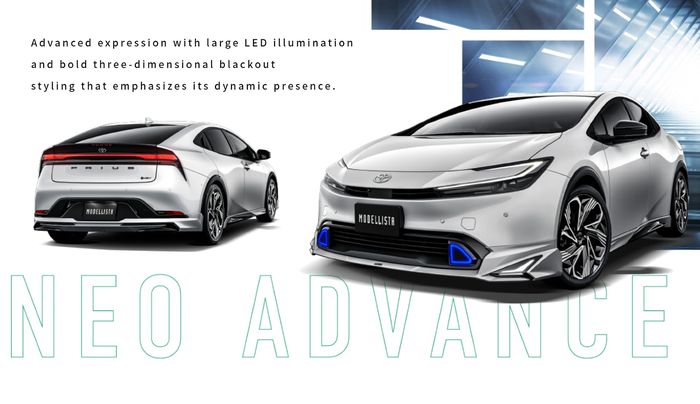 Modifikasi Toyota Prius baru dengan paket Neo Advance Modellista