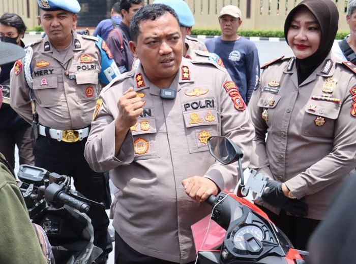 40 motor hasil curanmor dirilis Polres Bogor