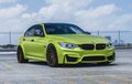 Segar, BMW M3 Dibungkus Warna Hijau Lemon Plus Pelek Seksi