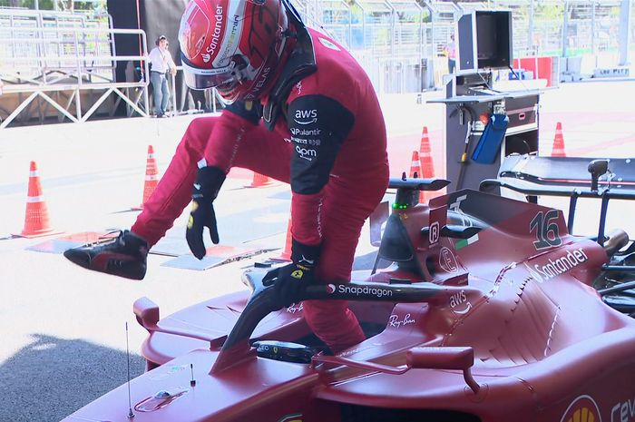 Mundur dari balap F1 Azerbaijan 2022, untuk kedua kalinya Charles Leclerc tidak finish tahun ini