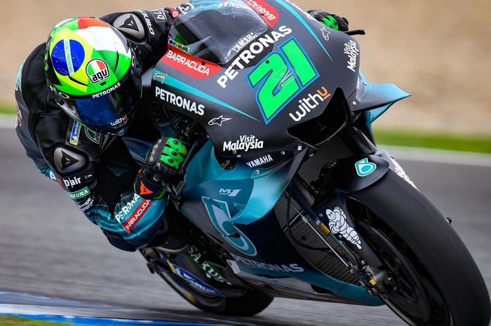 Pembalap Petronas Yamaha SRT, Franco Morbidelli, puas atas performa motor baru Yamaha YZR-M1 untuk MotoGP 2020