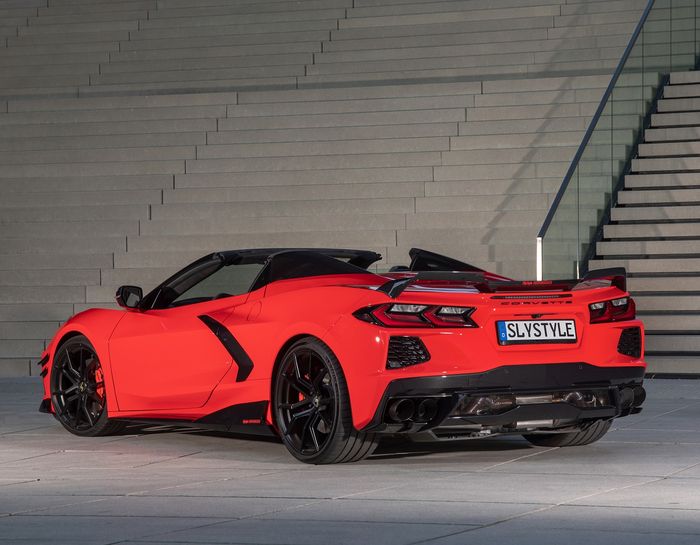 Modifikasi Chevrolet Corvette C8 tampil sangar asup body kit agresif SlyStyle