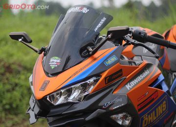 Vanessa Si Kawasaki Ninja 250 Dengan Modifikasi Senilai Rp 80 Jutaan Gridoto Com