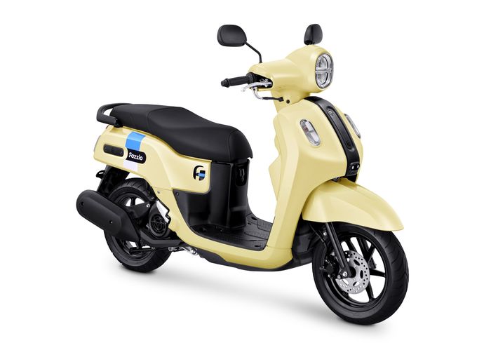 Kelir Yellow pada Yamaha Fazzio Hybrid-Connected tipe Neo bikin tampilan lebih imut!