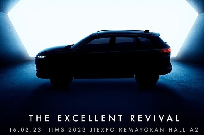Teaser mobil baru Suzuki yang akan tampil di IIMS 2023.