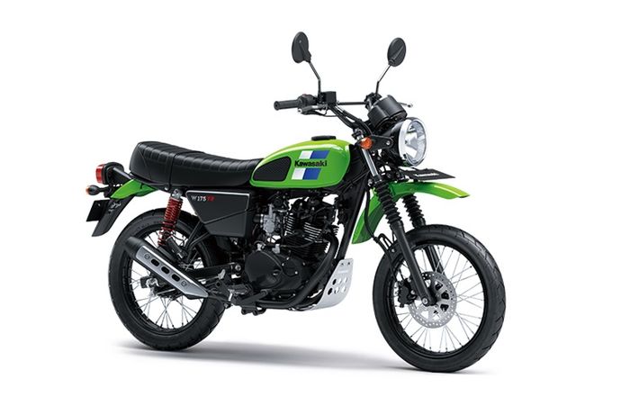 Pilihan warna baru Kawasaki W175 TR
