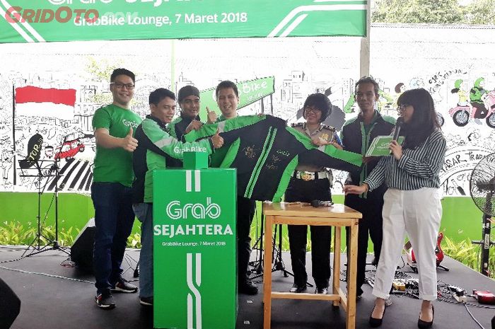 Peresmian GrabBike Lounge di Daan Mogot, Jakarta Barat