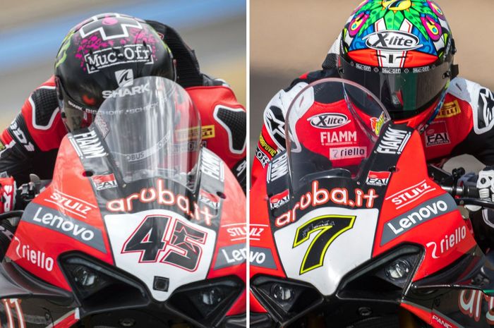 Scott Redding menang Race 2 WorldSBK Spanyol 2020, diikuti Chaz Davies di posisi kedua