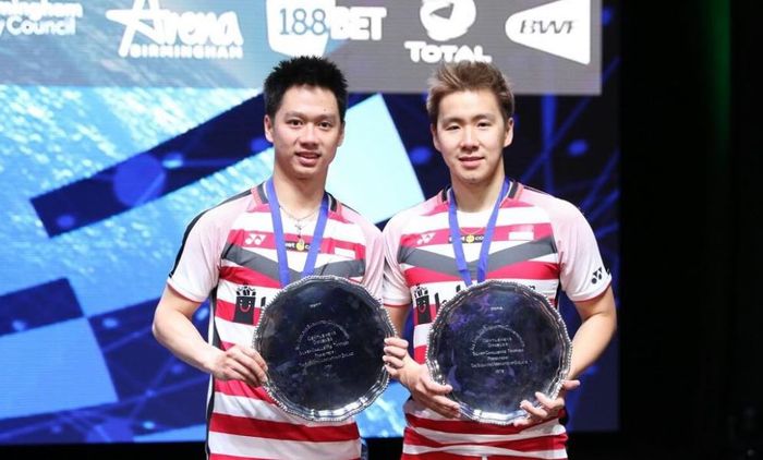Kevin Sanjaya bersama sang partner