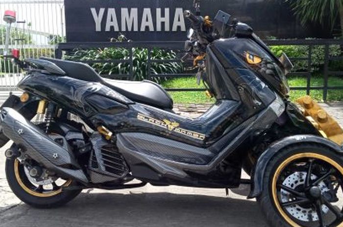 Yamaha NMAX beroda tiga, tampang mirip Tricity ikut Customaxi 2021