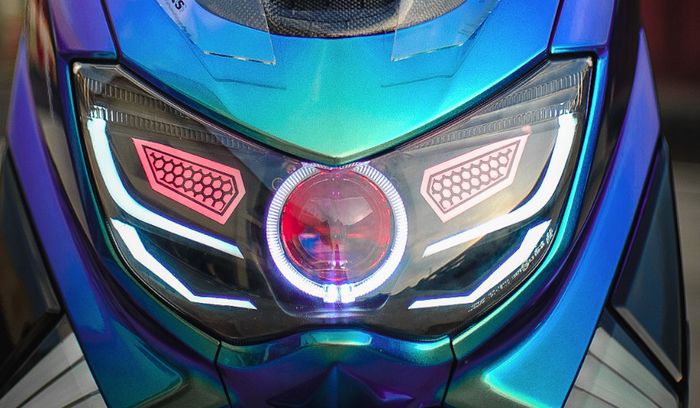 Headlamp Yamaha NMAX custom projektor Pajero Dakkar