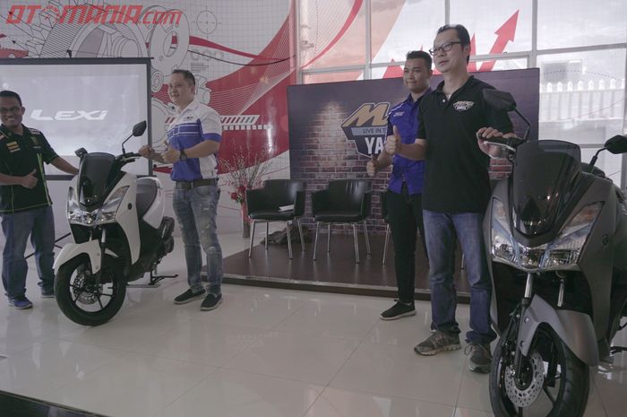 Peluncuran Yamaha Lexi di Medan