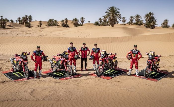 Monster Energy Honda Team memiliki motor bagus dan tim sudah bekerja keras dalam persiapan untuk Reli Dakar 2022
