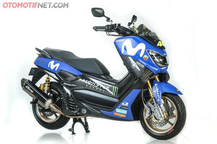 Modifikasi Yamaha NMAX Movistar