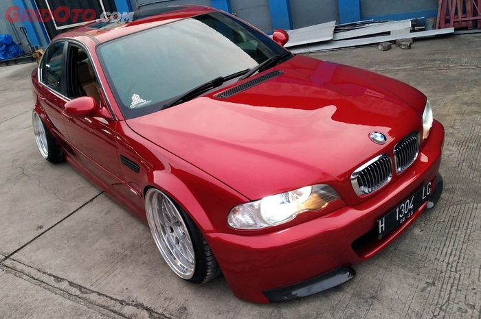 BMW 318i E46 rombak kaki-kaki, templok air sus dan pelek gambot