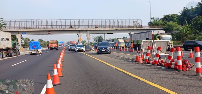 Pemberlakuan contraflow dilakukan atas diskresi Kepolisian guna mengurai kepadatan kendaraan dan menjaga arus lalu lintas tetap bergerak lancar.