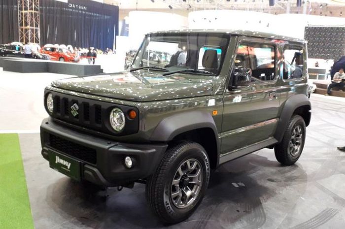 Penampakan Suzuki Jimny Sierra di ICE BSD, Tangerang Selatan, Rabu (1/8/2018) atau sehari menjelang