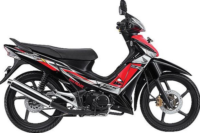 Ilustrasi Motor Bebek: Honda Supra X 125 merupakan salah satu motor bebek yang diproduksi Honda