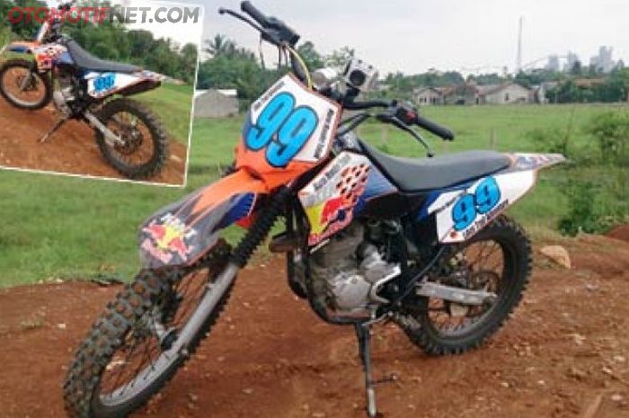  Modif Sendiri Yamaha Scorpio Jadi Trail Begini Jadinya 
