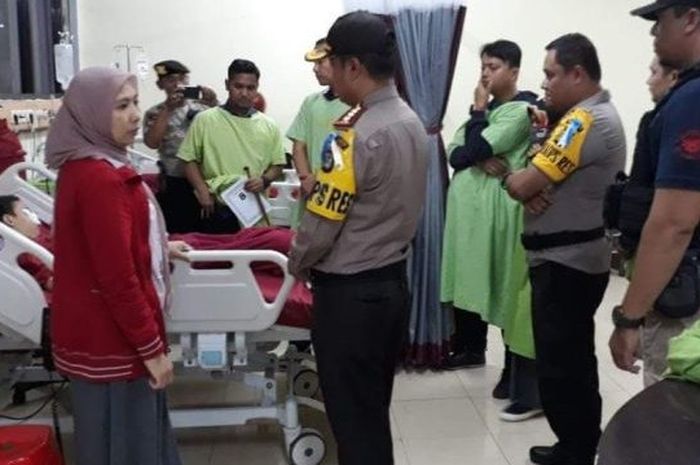 Raffa korban pelemparan konblok di Depaok dirawat di RS Polri Kramatjati