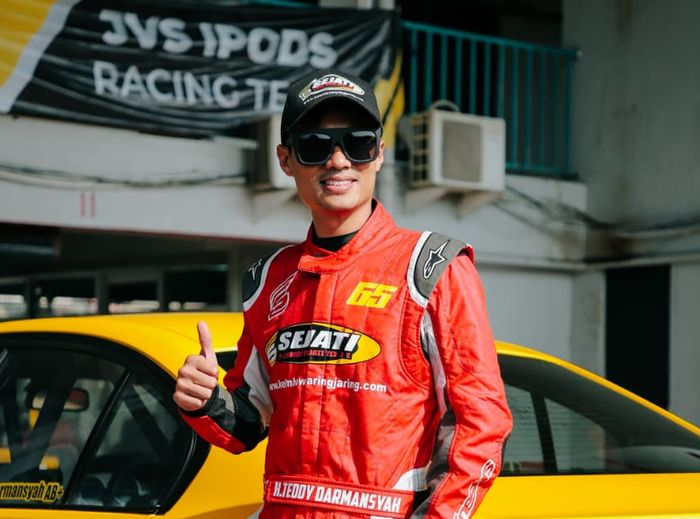 H. Teddy Darmansyah awalnya pesimis saat ikut balapan pakai BMW F30 tapi berbuah manis podium