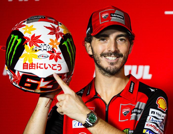 Helm spesial Pecco Bagnaia