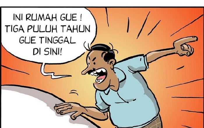 Komik sindir pemilik mobil yang gak punya tempat parkir