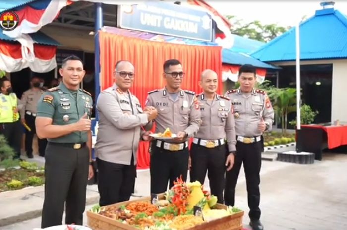 Peresmian gedung Satpas SIM di Kalimalang, Jalan Wangun harja