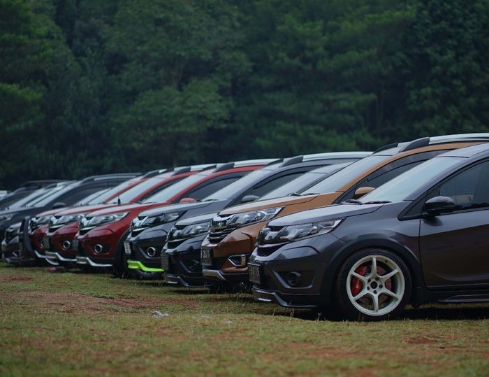 Honda BR-V milik anggota INvernity berjejer rapi