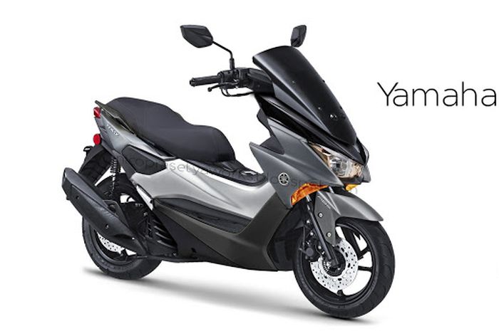 Ilustrasi rendering Yamaha NMAX terbaru