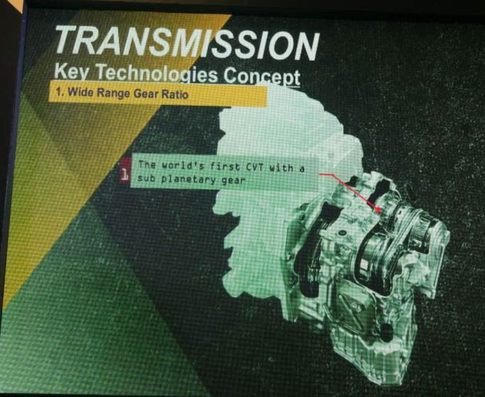 Transmisi CVT Datsun Go Cross punya sub planetary gear
