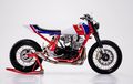 Flat Tracker Bermesin Honda CB750, Ganteng Maksimal!