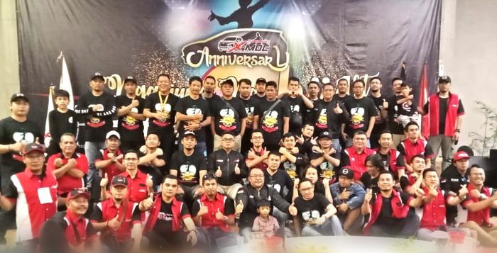 Komunitas X-MOC chapter Purwasuka merayakan hari jadi pertamnya, pada Sabtu (29/1/2020).
