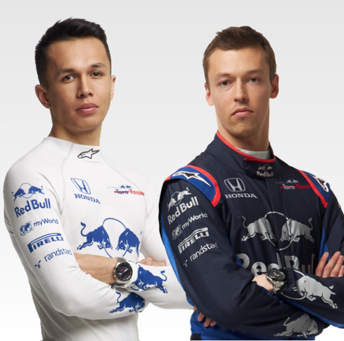 Alexander Albon dan Daniil Kvyat, susunan pembalap baru tim Toro Rosso untuk balap F1 2019