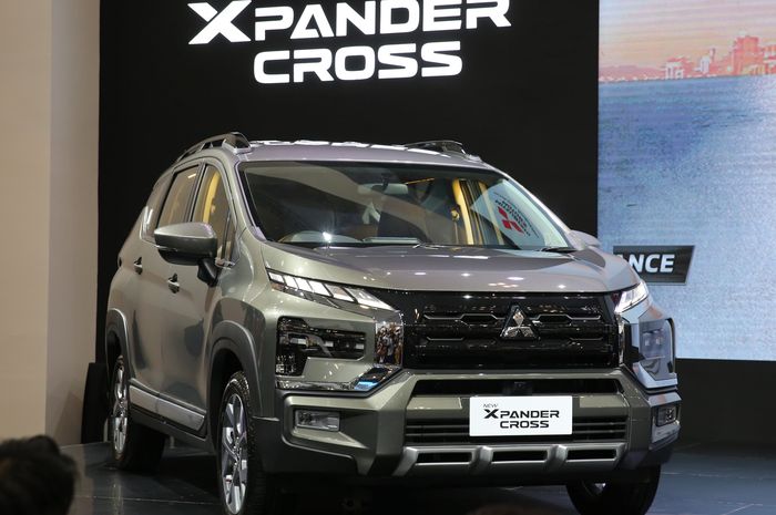 Tampilan Mitsubishi New Xpander Cross baru yang meluncur di GIIAS 2022.