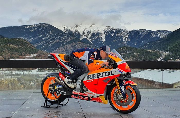 Penampakan Pol Espargaro pertama kali naik RC213V