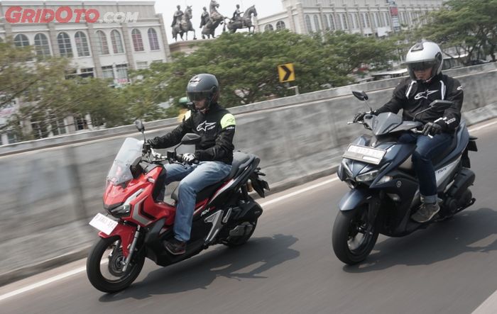 Komparasi Honda ADV150 dan Yamaha Aerox 155