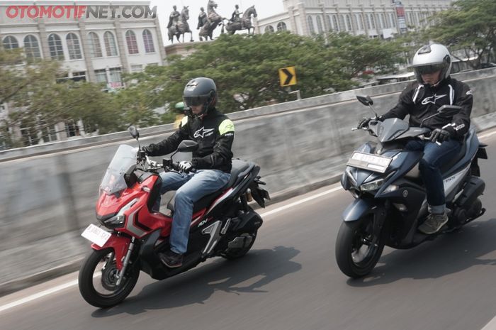 Komparasi Honda ADV150 dan Yamaha Aerox 155