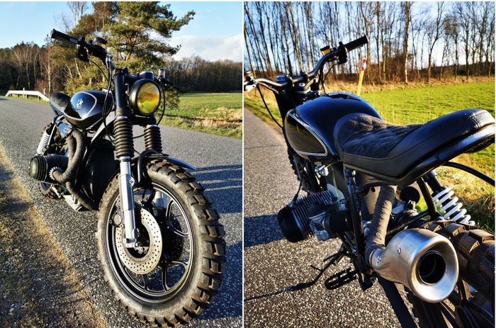 Tampilan depan dan belakangnya