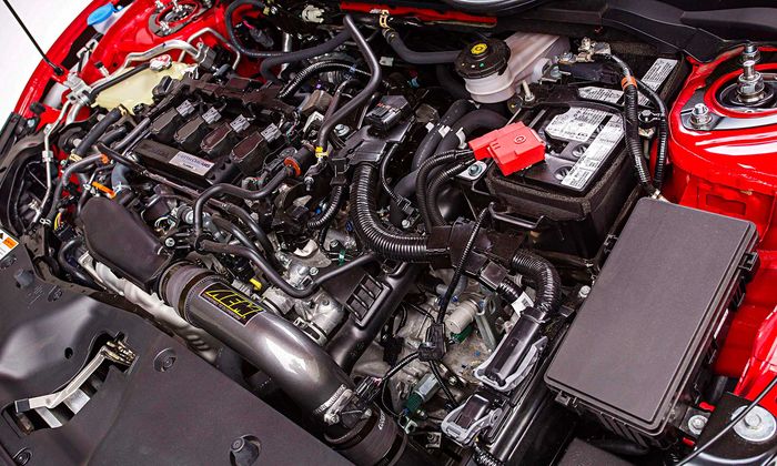 Mesin Honda Civic yang sudah diupgrade hingga bertenaga 212 dk