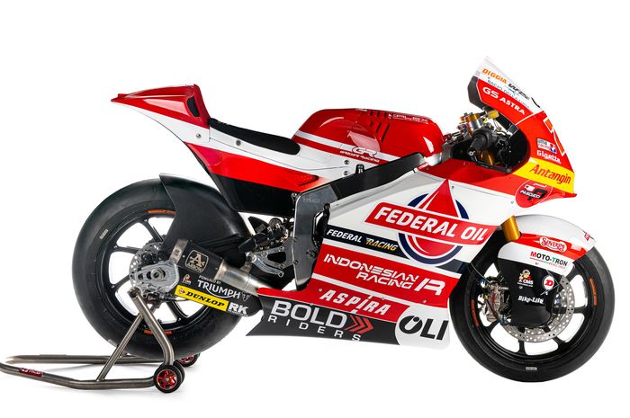 Tim Federal Oil Gresini secara resmi luncurkan livery untuk Moto2 2021, tampilan motornya Indonesia banget!
