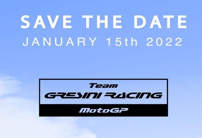 Tim Gresini Racing akan memamerkan motor untuk MotoGP 2022 pada 15 Januari 2021 mendatang