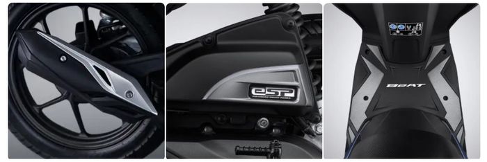 Garnish muffler, garnish air cleaner dan rubber step floor