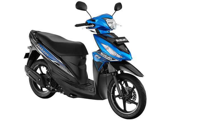 Warna baru Suzuki Address FI, Met. Triton Blue-Titan Black