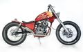 Yamaha Scorpio Dimodif Chopper, Pakai Baju Merah Biar Makin Bergairah