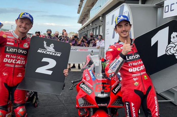 Kualifikasi MotoGP Misano 2021. Duo Ducati paling depan